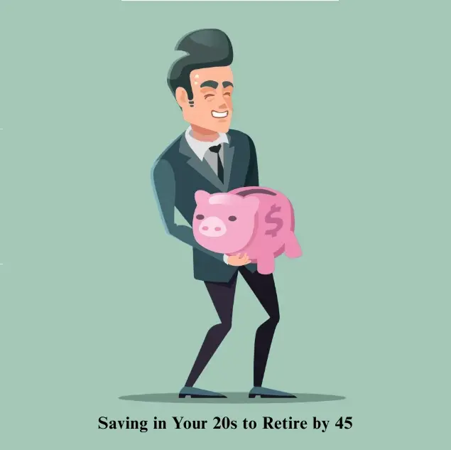 How Much Should You Save Every Month in Your 20s to Retire by 45? - Financial independence article
