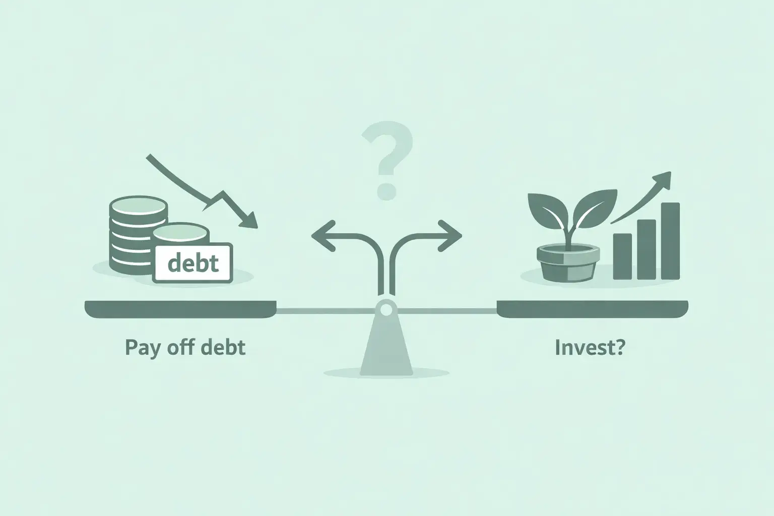 What Comes First: Paying Off Debt or Investing for FIRE?